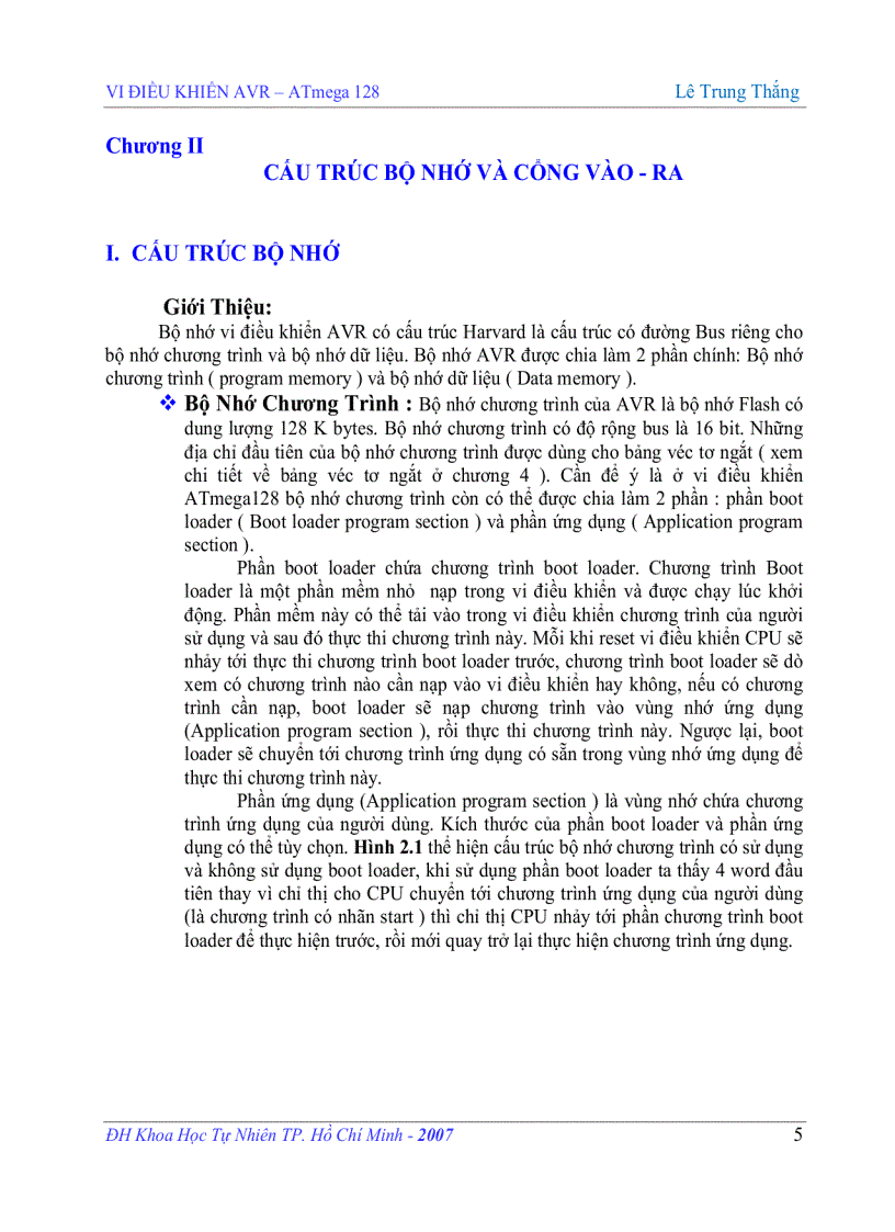 image for page Vi điều khiển AVR Atmega128