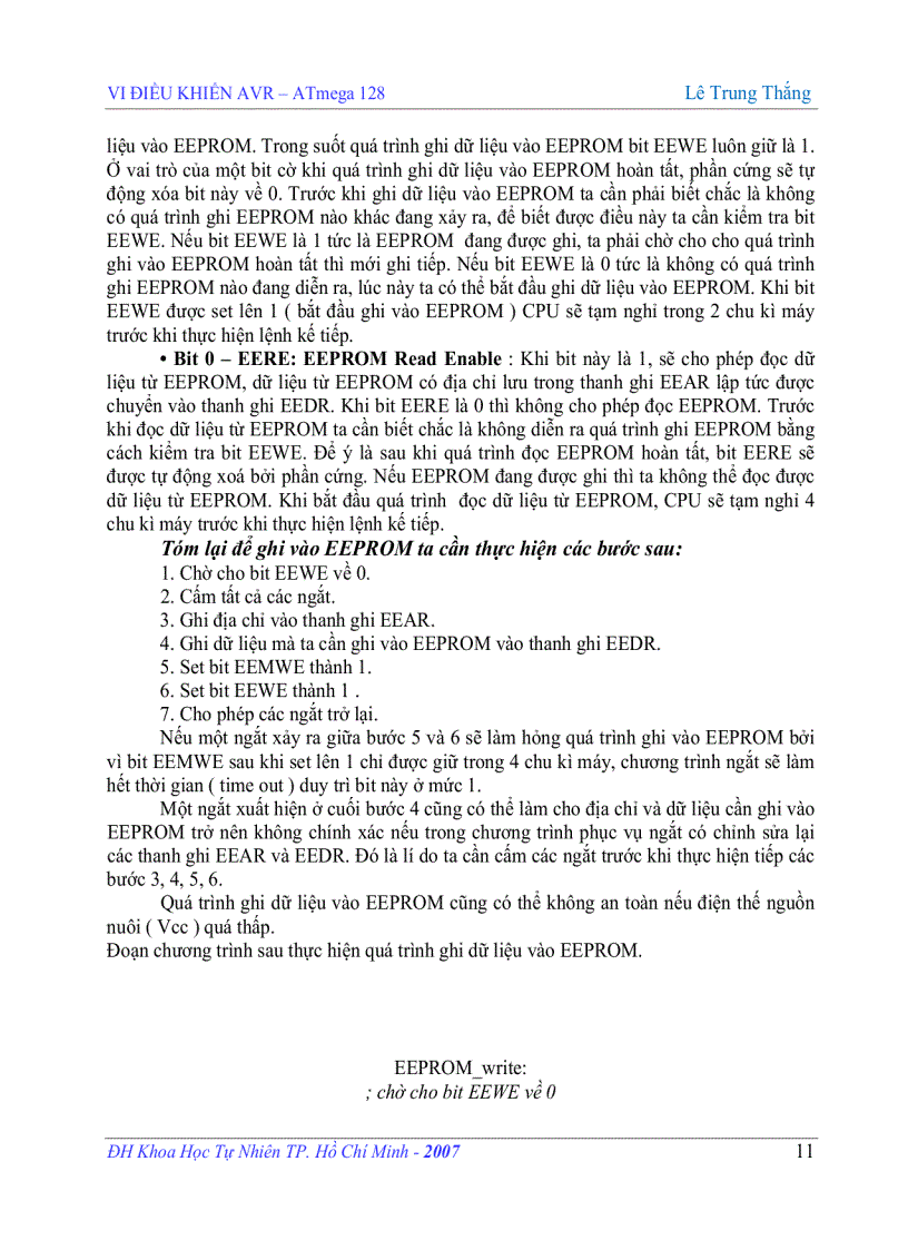 image for page Vi điều khiển AVR Atmega128
