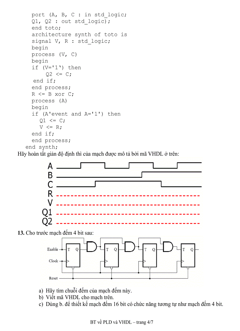 image for page Bài tập về PLD và VHDL