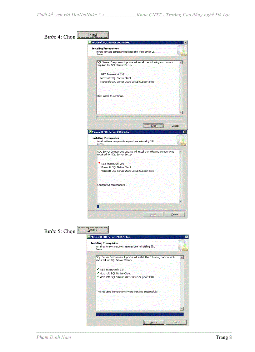 image for page Phát triển n portal dotnetnuke 5 x