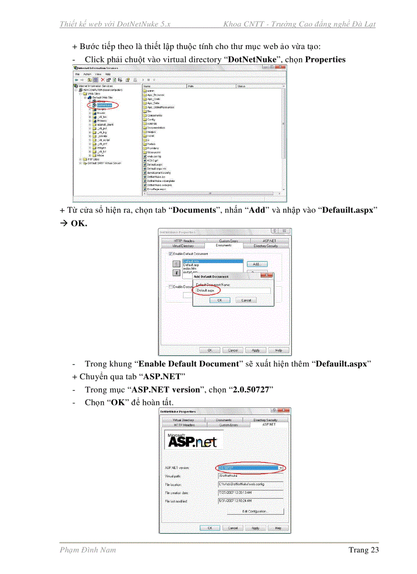 image for page Phát triển n portal dotnetnuke 5 x