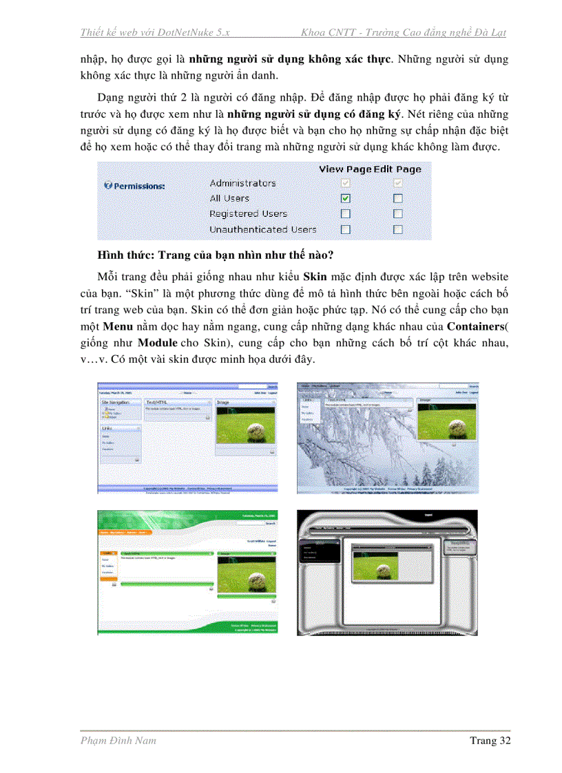 image for page Phát triển n portal dotnetnuke 5 x