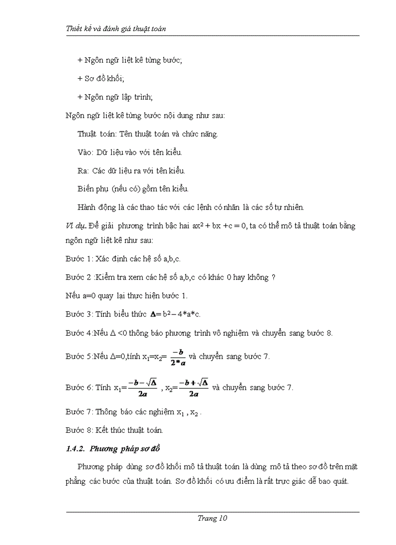 image for page Thiết kế và đánh giá thuật toán