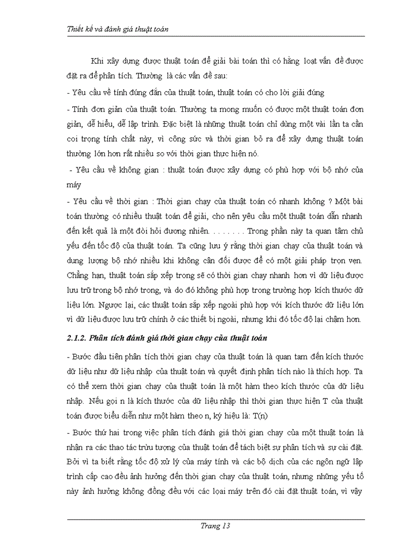 image for page Thiết kế và đánh giá thuật toán