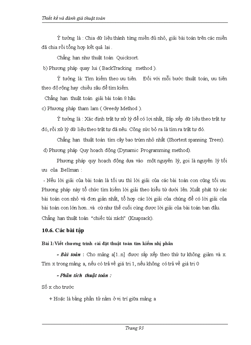 image for page Thiết kế và đánh giá thuật toán