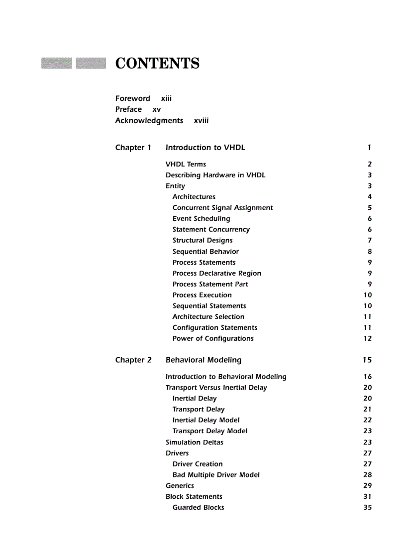 image for page VHDL Programming by Example