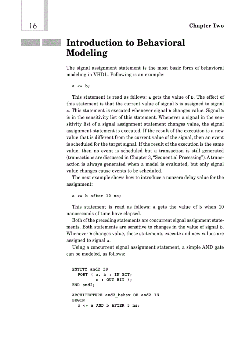 image for page VHDL Programming by Example