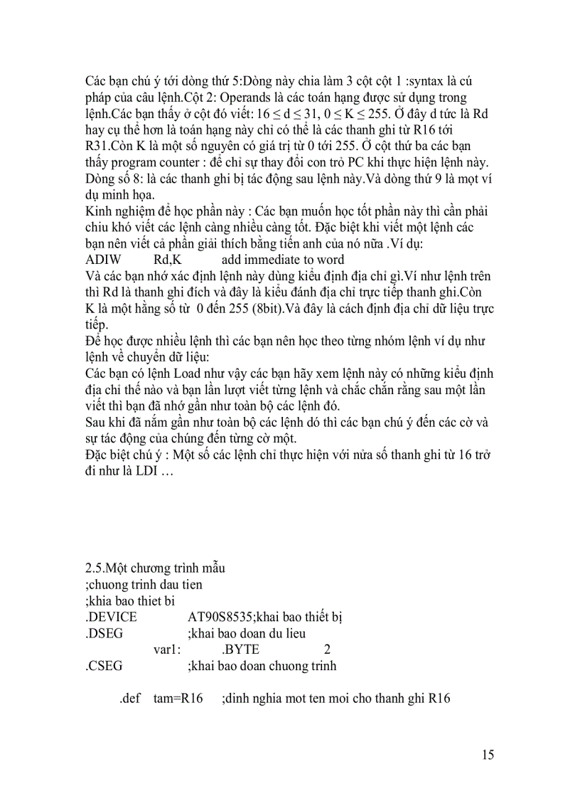 image for page Hướng dẫn lập trình Assembly Cho AVR