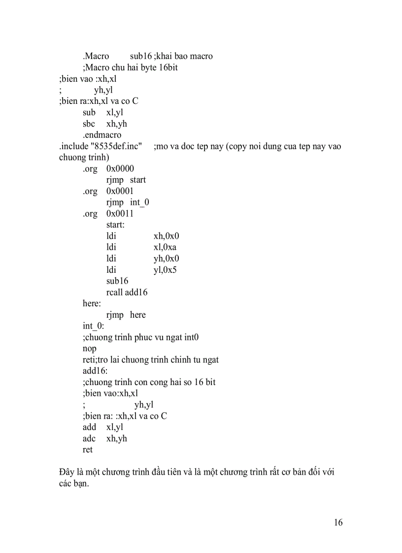 image for page Hướng dẫn lập trình Assembly Cho AVR