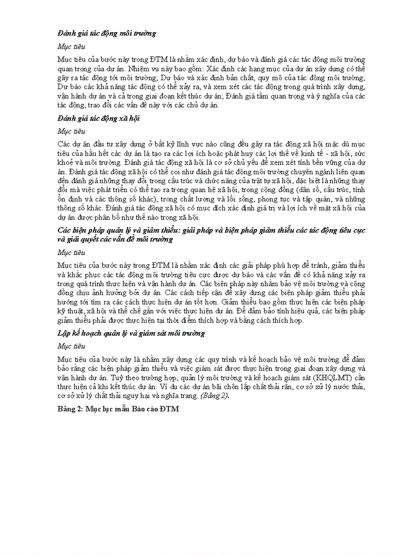 image for page Hướng dẫn đánh giá tác động môi trường cho các dự án hạ tầng kỹ thuật đô thị