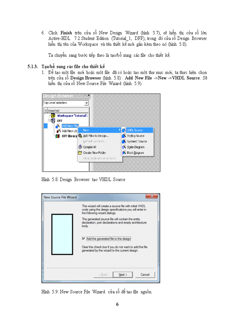 image for page Sử dụng aldec acive hdl