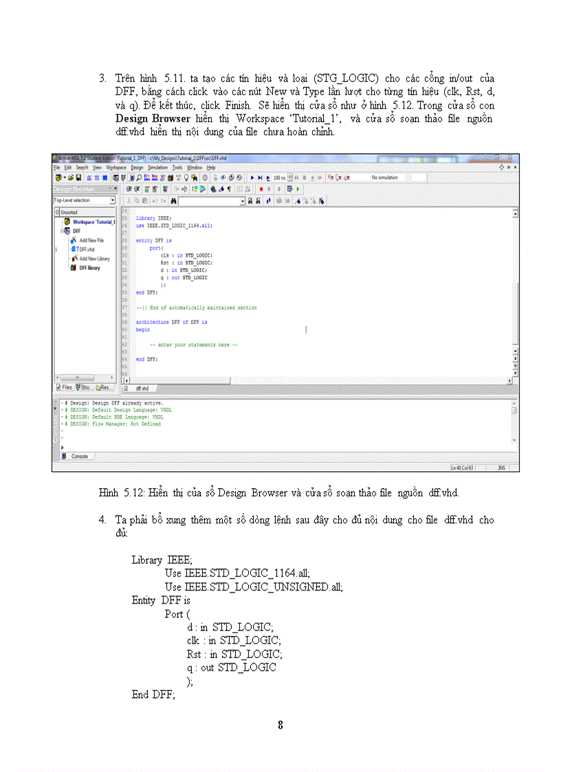 image for page Sử dụng aldec acive hdl