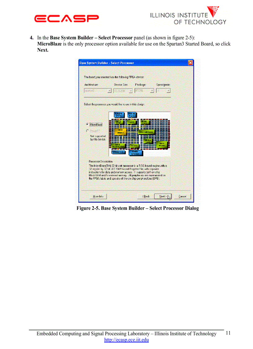 image for page MicroBlaze Tutorial Creating a Simple Embedded System and Adding Custom Peripherals Using Xilinx EDK Software Tools