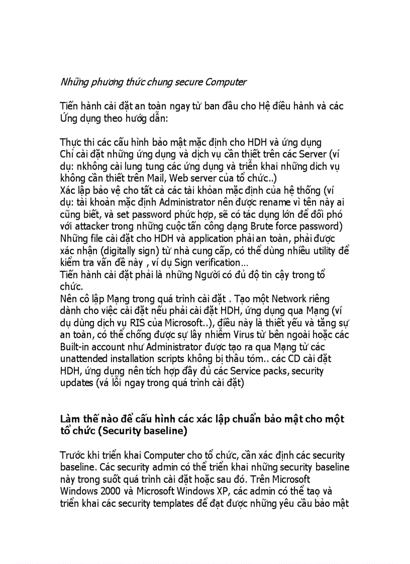image for page Bảo mật cho các máy tính của một tổ chức