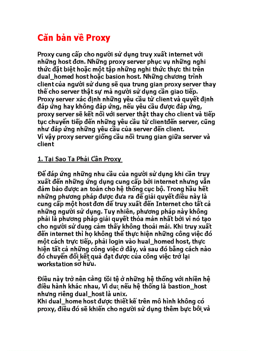 image for page Căn bản về Proxy