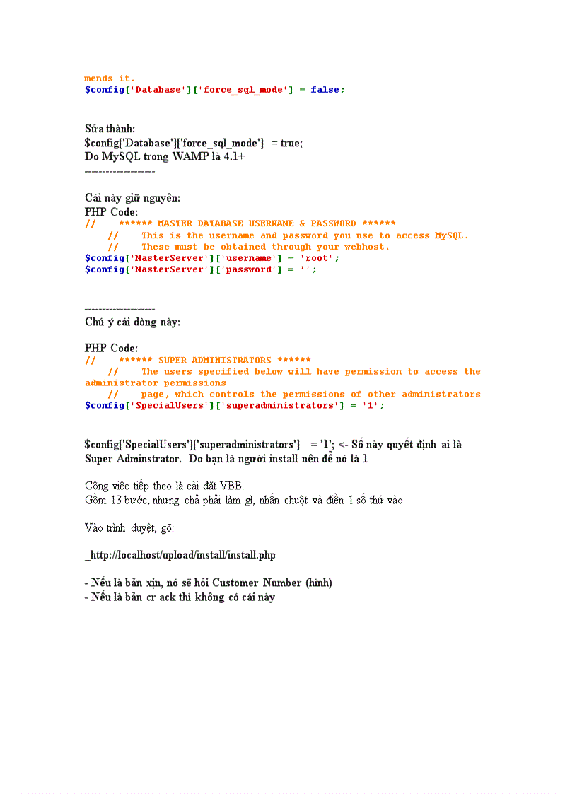 image for page Hướng dẫn Localhost Install 1 Mã nguồn bất kỳ Chi tiết