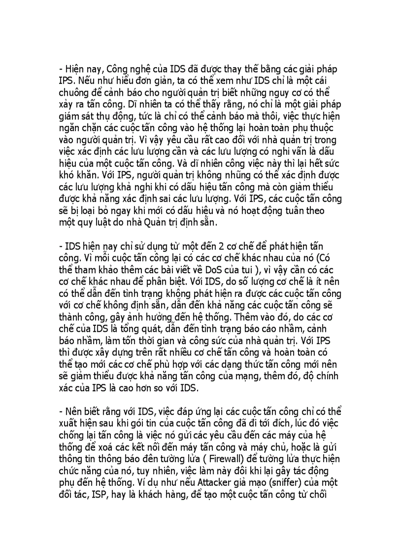 image for page IDS IPS IDP đôi điều cần biết