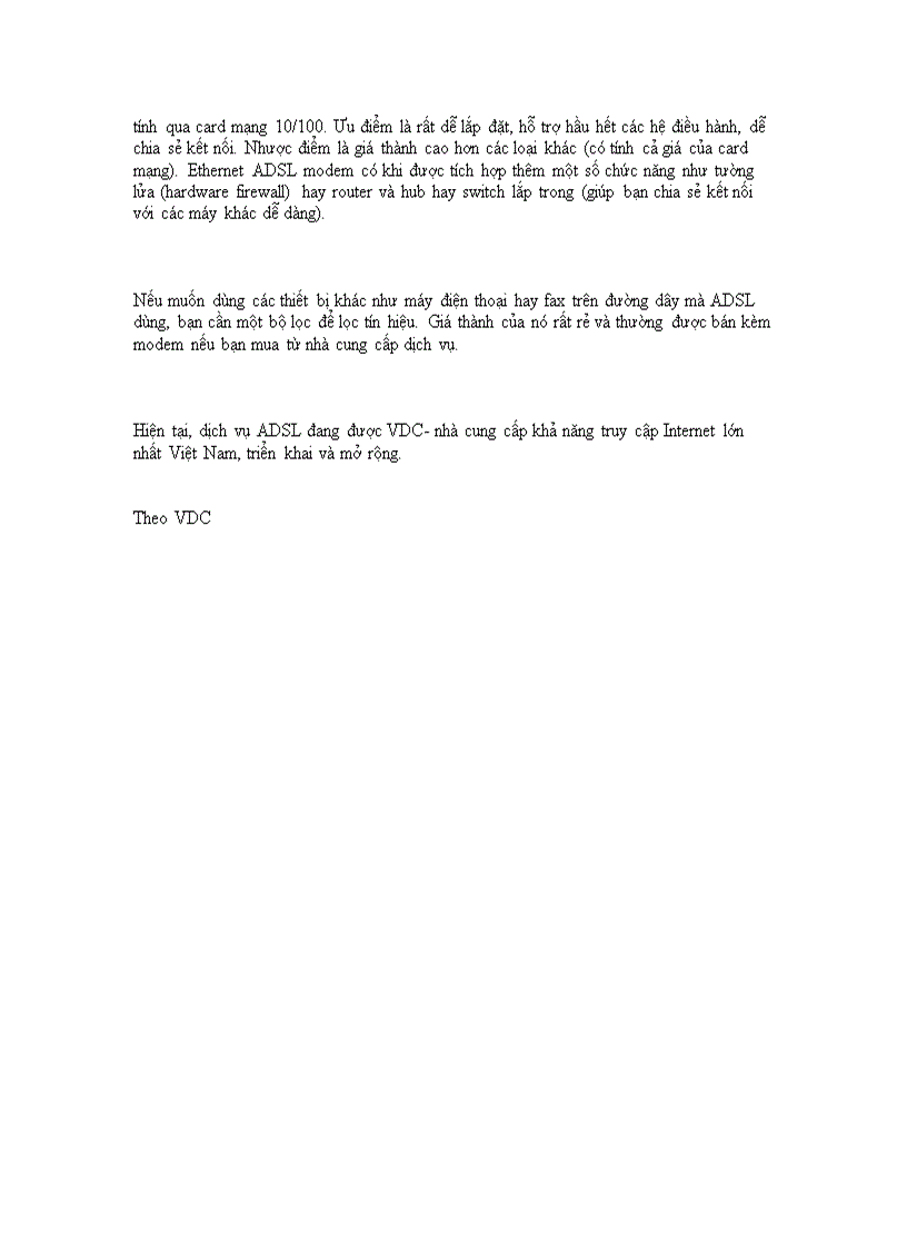 image for page Khái quát một chút về ADSL