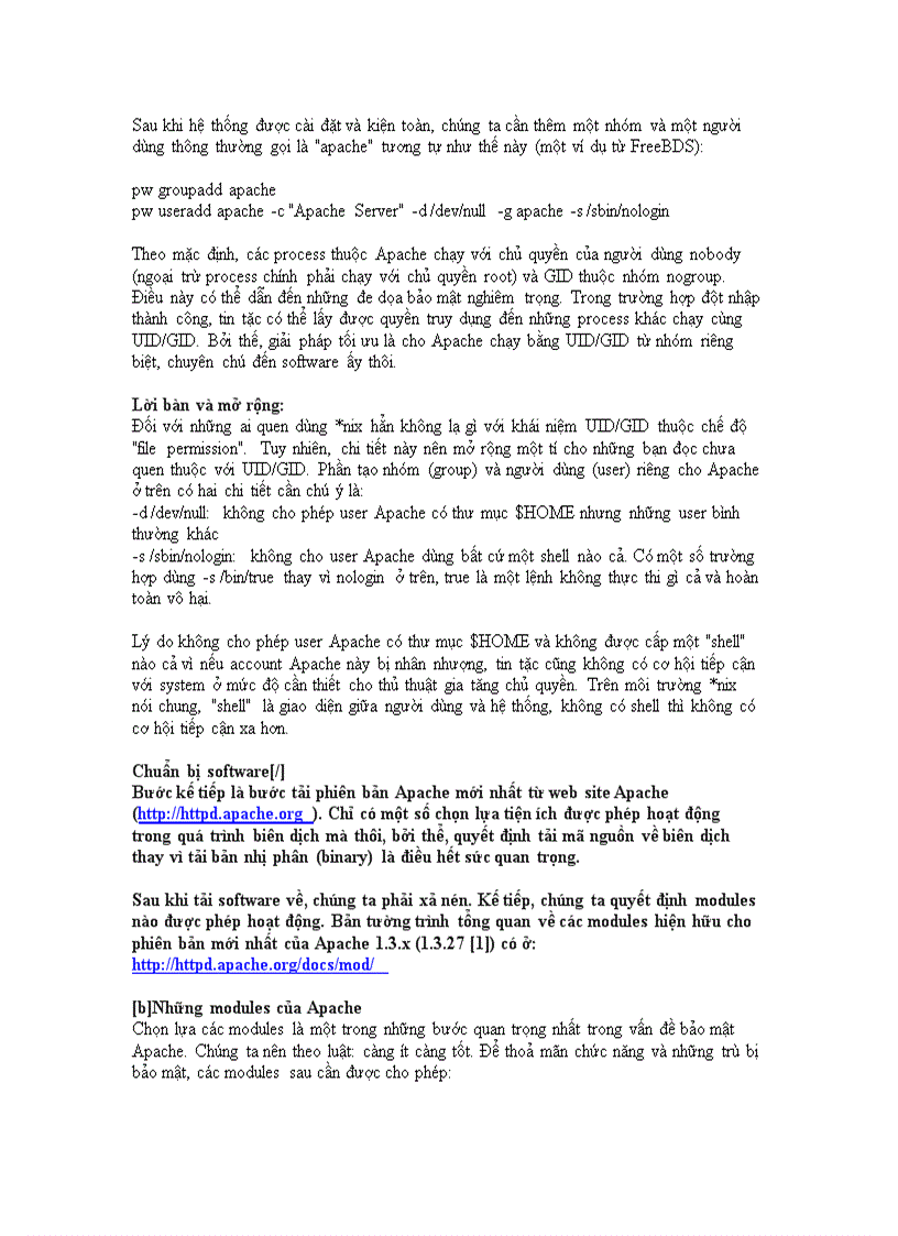 image for page Kiện Toàn Bảo Mật Cho Apache Phần 1