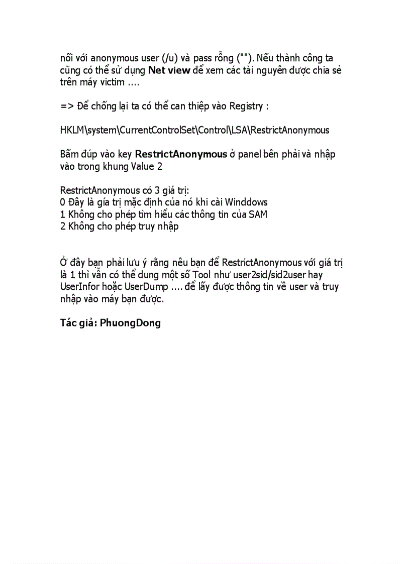 image for page NetBIOS hacking và cách phòng chống phuongdong