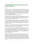 Những hướng dẫn tăng cường an toàn bảo mật cho hệ thống mạng