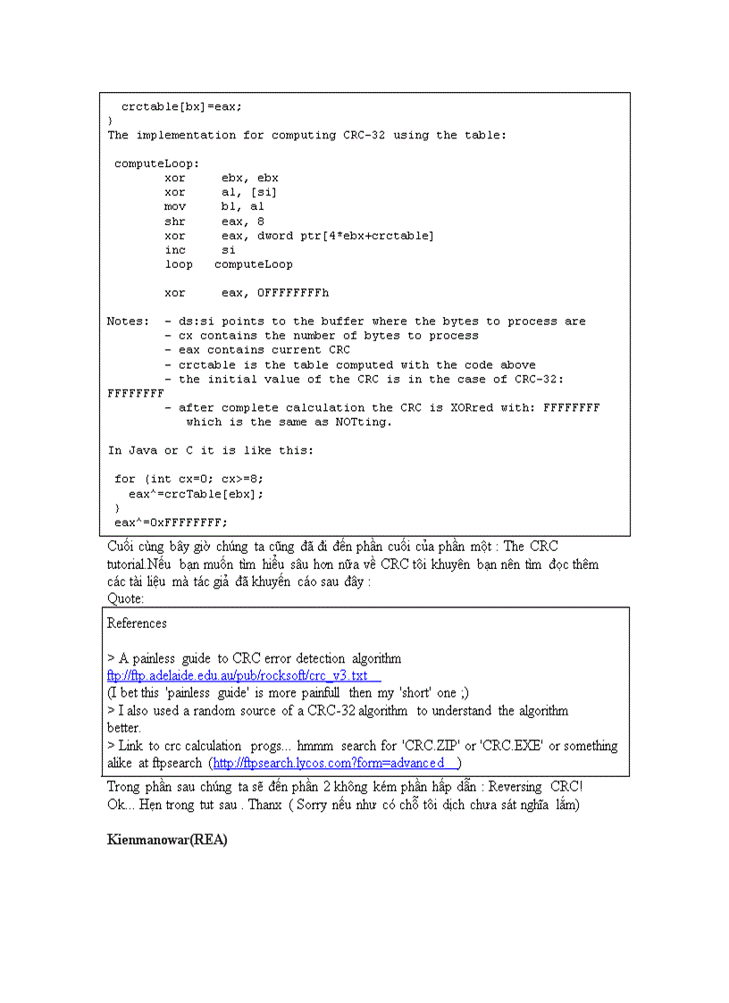 image for page CRC and how to Reverse it A CRC Tutorial The c00l way to Reverse CRC