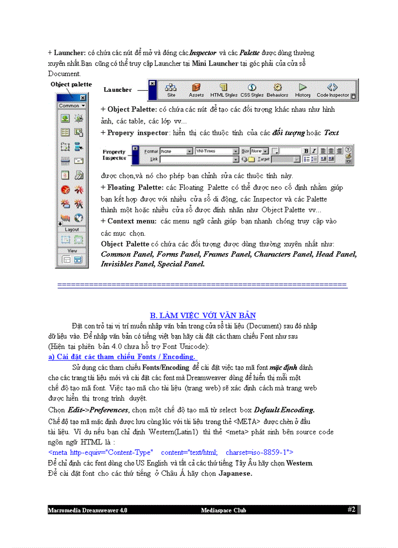 image for page Căn bản về dreamweaver 4 0