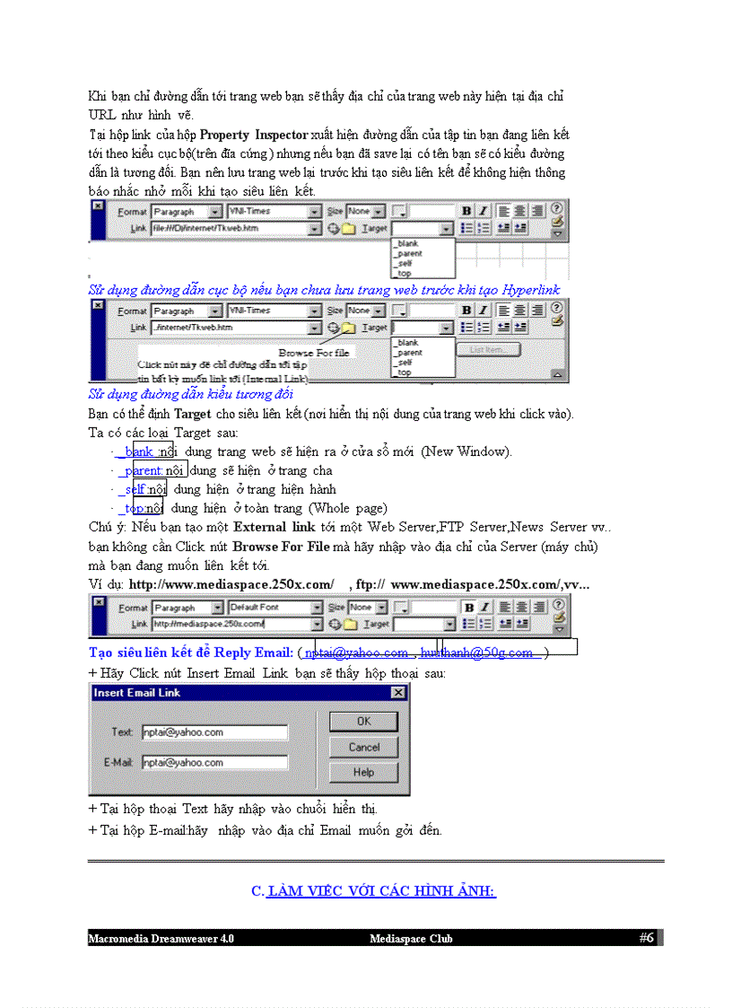 image for page Căn bản về dreamweaver 4 0