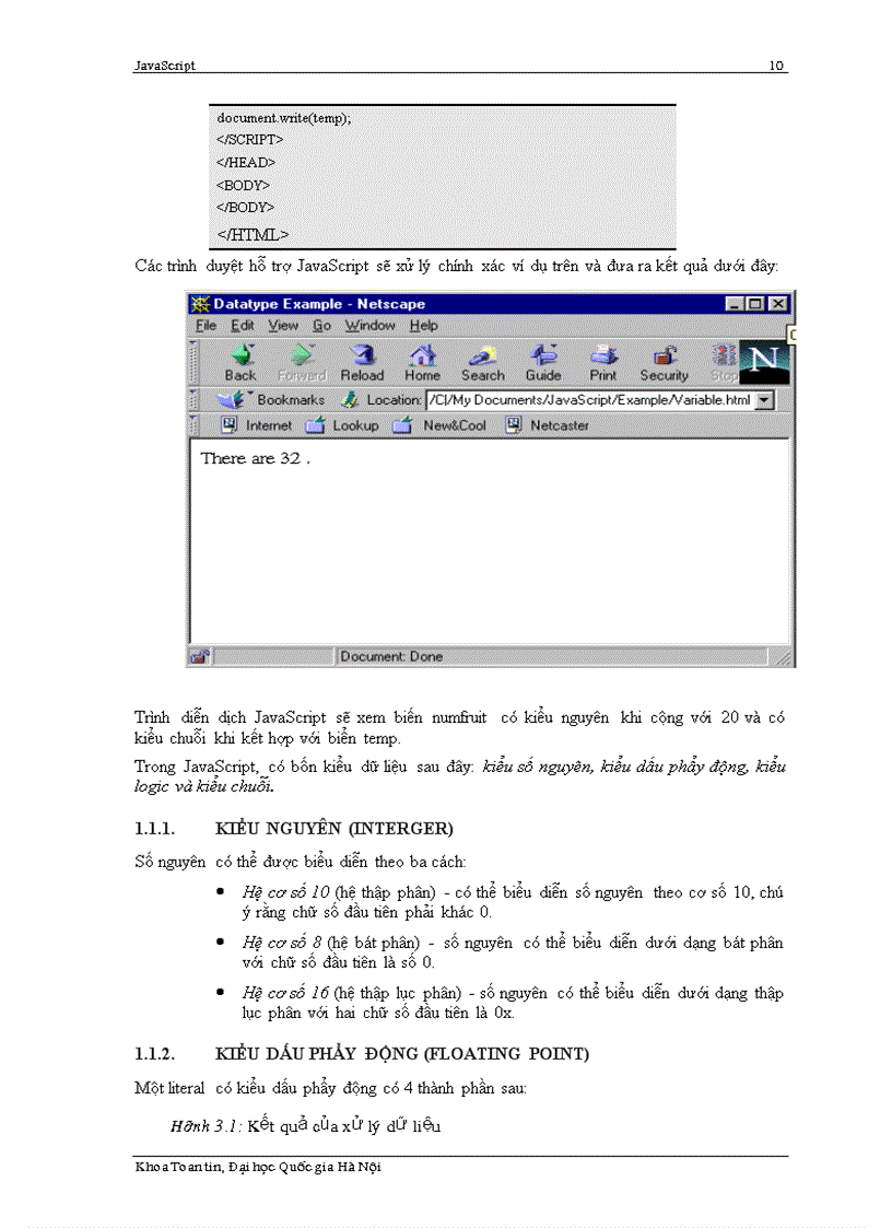 image for page Tổng quan về Javascript ĐHQGHN