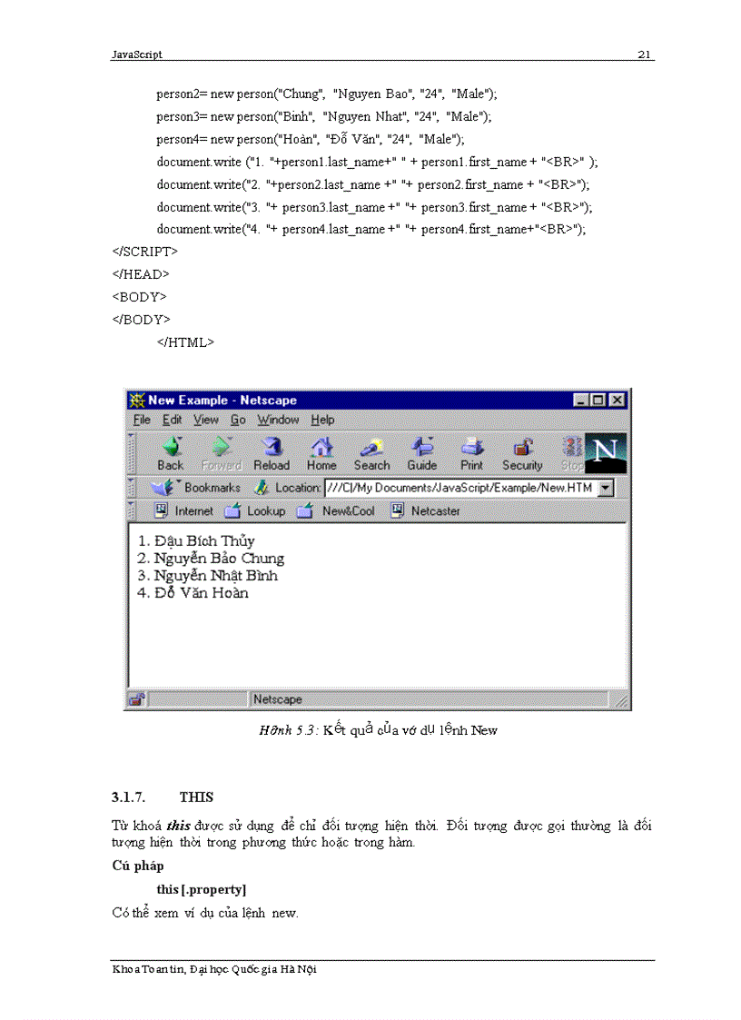 image for page Tổng quan về Javascript ĐHQGHN