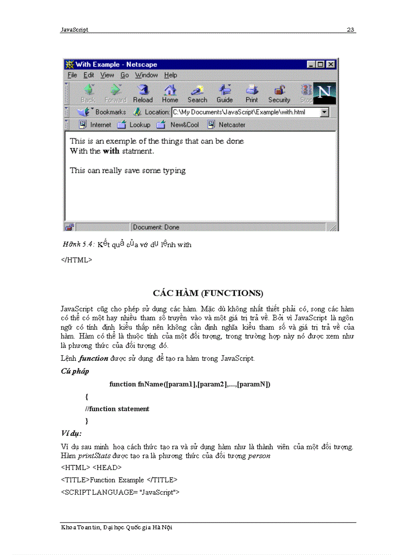 image for page Tổng quan về Javascript ĐHQGHN