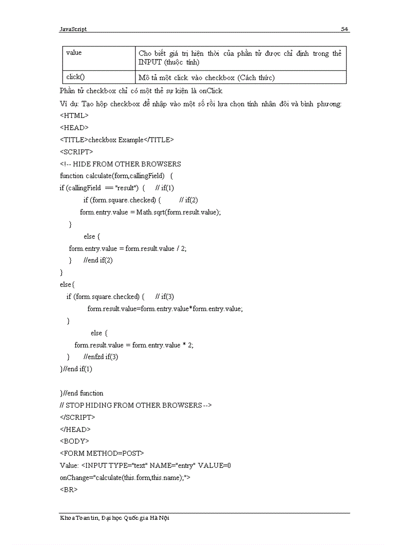 image for page Tổng quan về Javascript ĐHQGHN