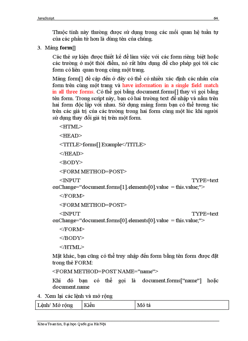 image for page Tổng quan về Javascript ĐHQGHN