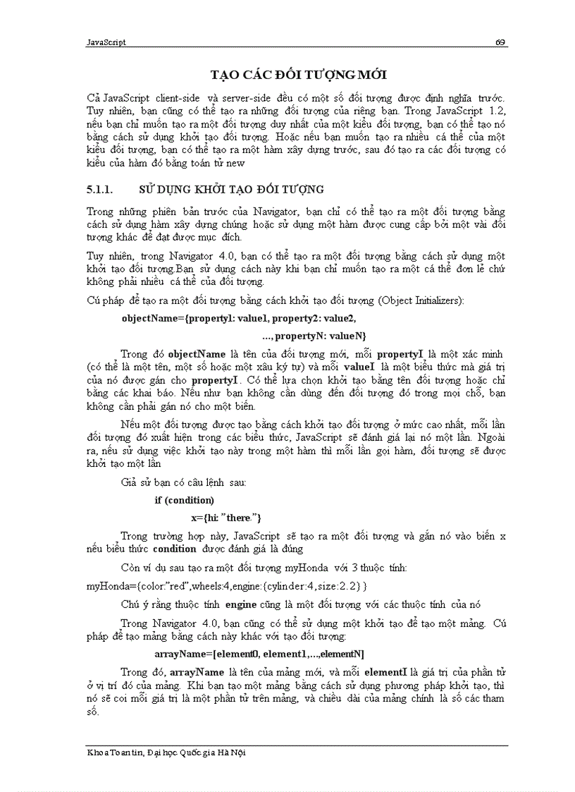 image for page Tổng quan về Javascript ĐHQGHN