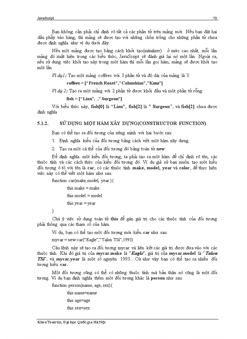 image for page Tổng quan về Javascript ĐHQGHN