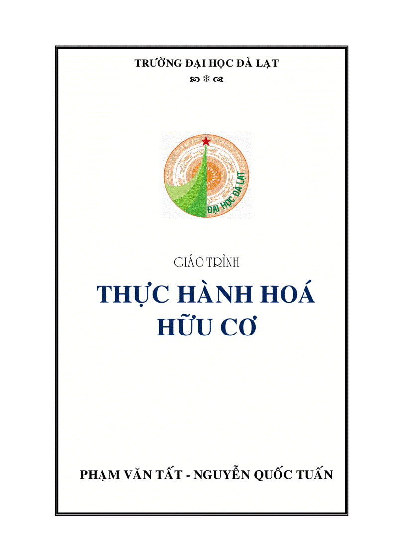 image for page Giáo trình thực hành hóa hữu cơ