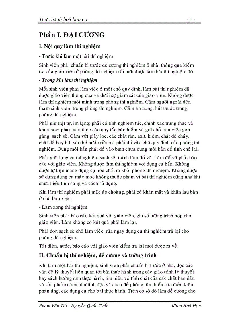 image for page Giáo trình thực hành hóa hữu cơ