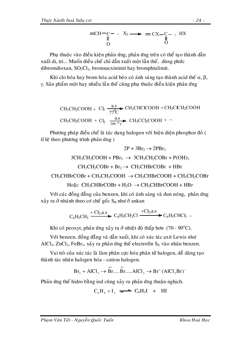 image for page Giáo trình thực hành hóa hữu cơ