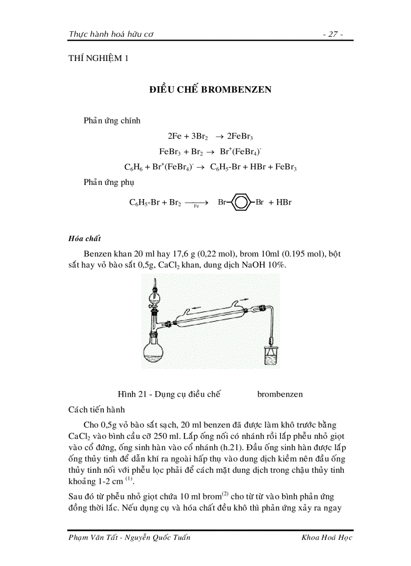image for page Giáo trình thực hành hóa hữu cơ