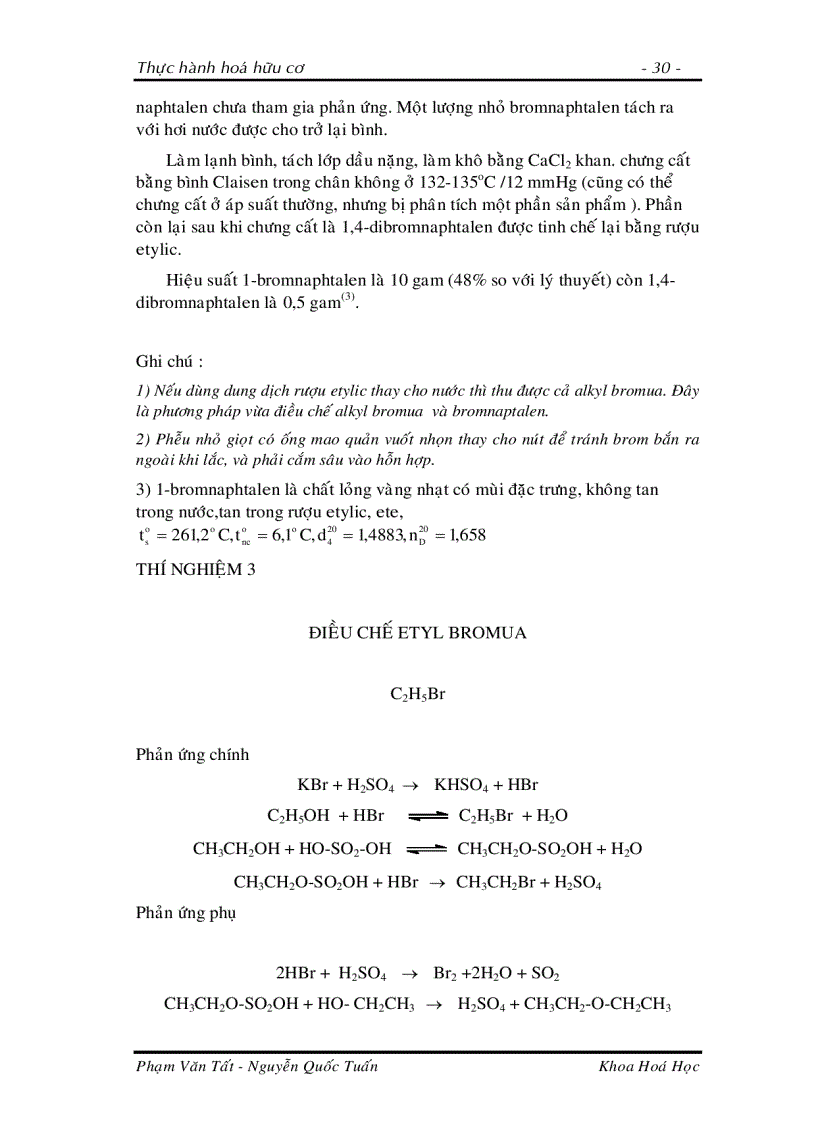 image for page Giáo trình thực hành hóa hữu cơ