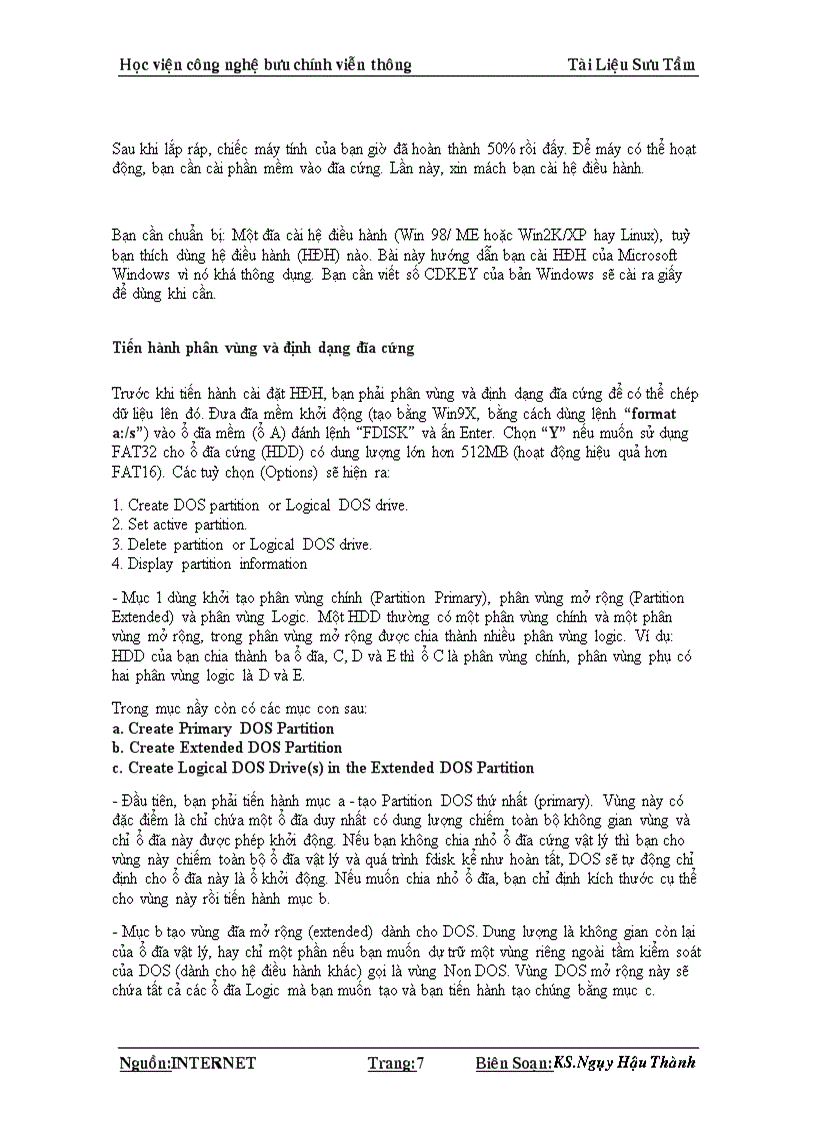 image for page Những điều cần biết khi lắp ráp máy tính