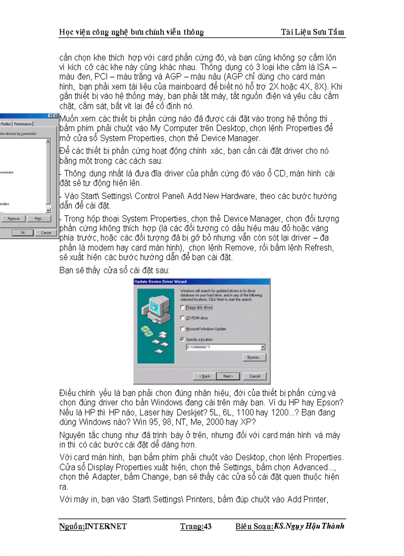 image for page Những điều cần biết khi lắp ráp máy tính