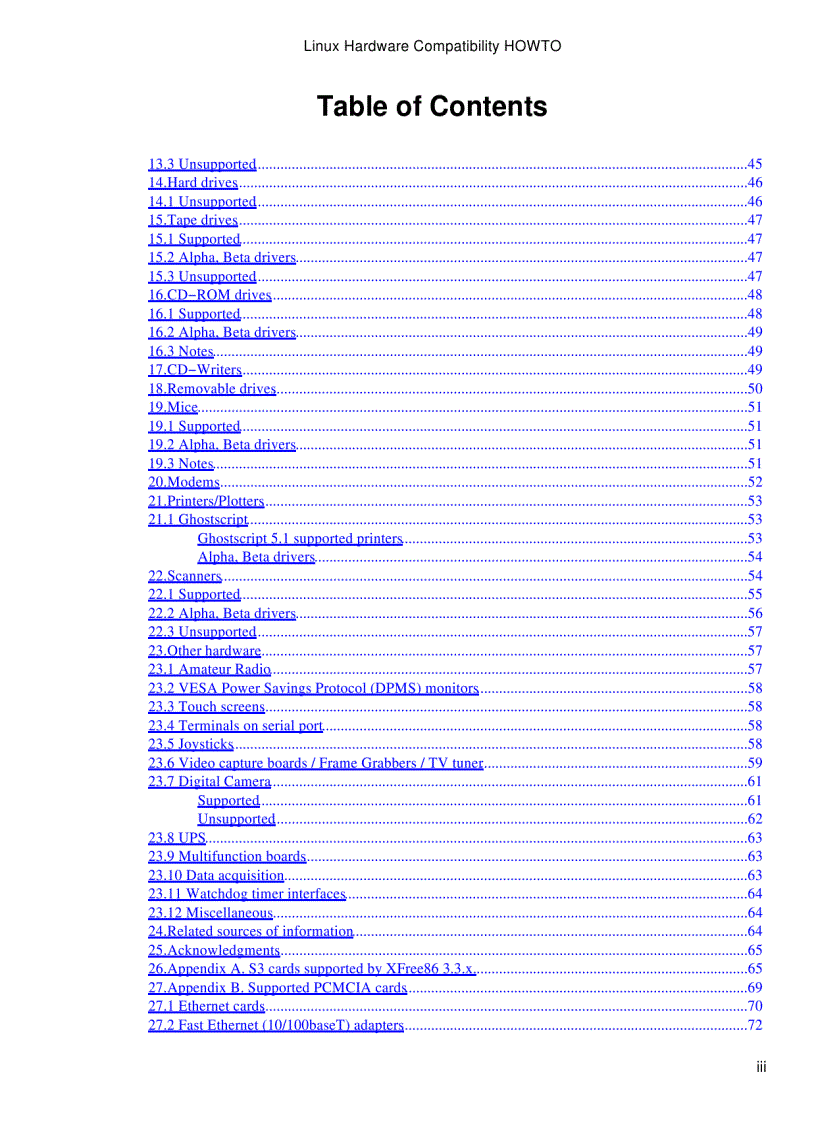 image for page Linux Hardware Compatibility HOWTO