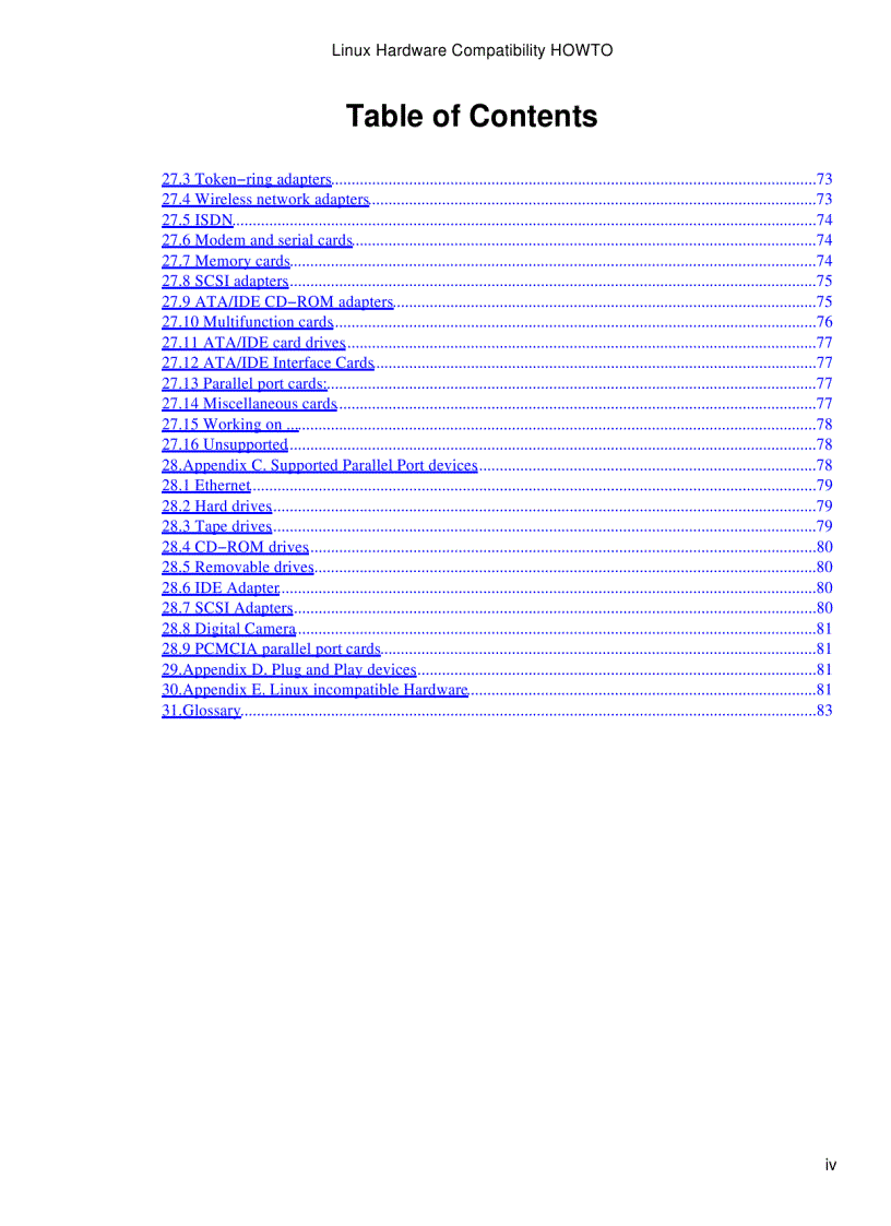 image for page Linux Hardware Compatibility HOWTO