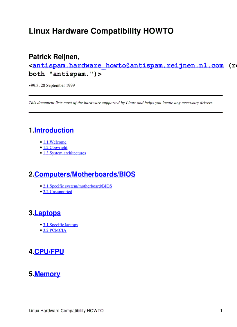 image for page Linux Hardware Compatibility HOWTO