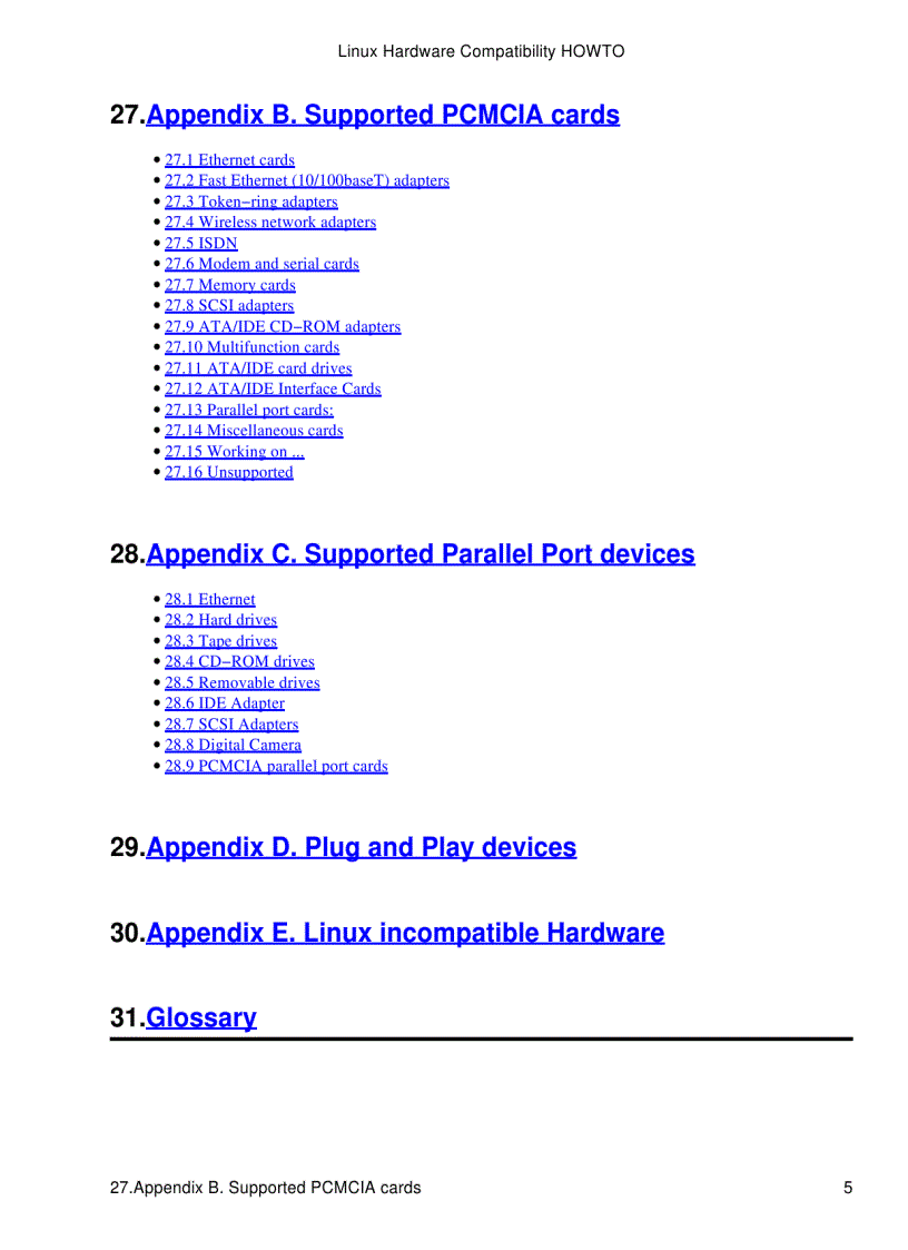 image for page Linux Hardware Compatibility HOWTO