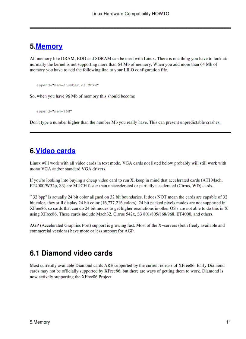 image for page Linux Hardware Compatibility HOWTO