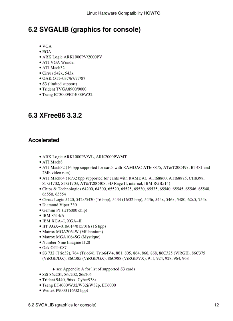 image for page Linux Hardware Compatibility HOWTO