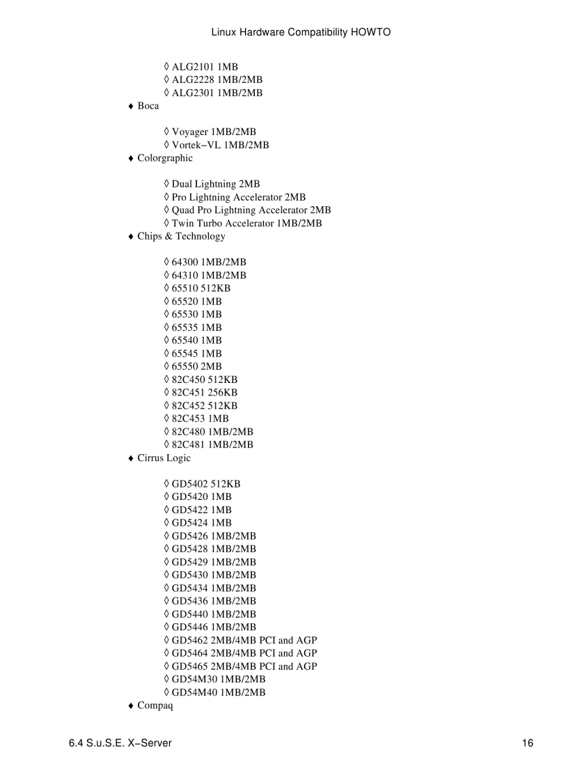 image for page Linux Hardware Compatibility HOWTO