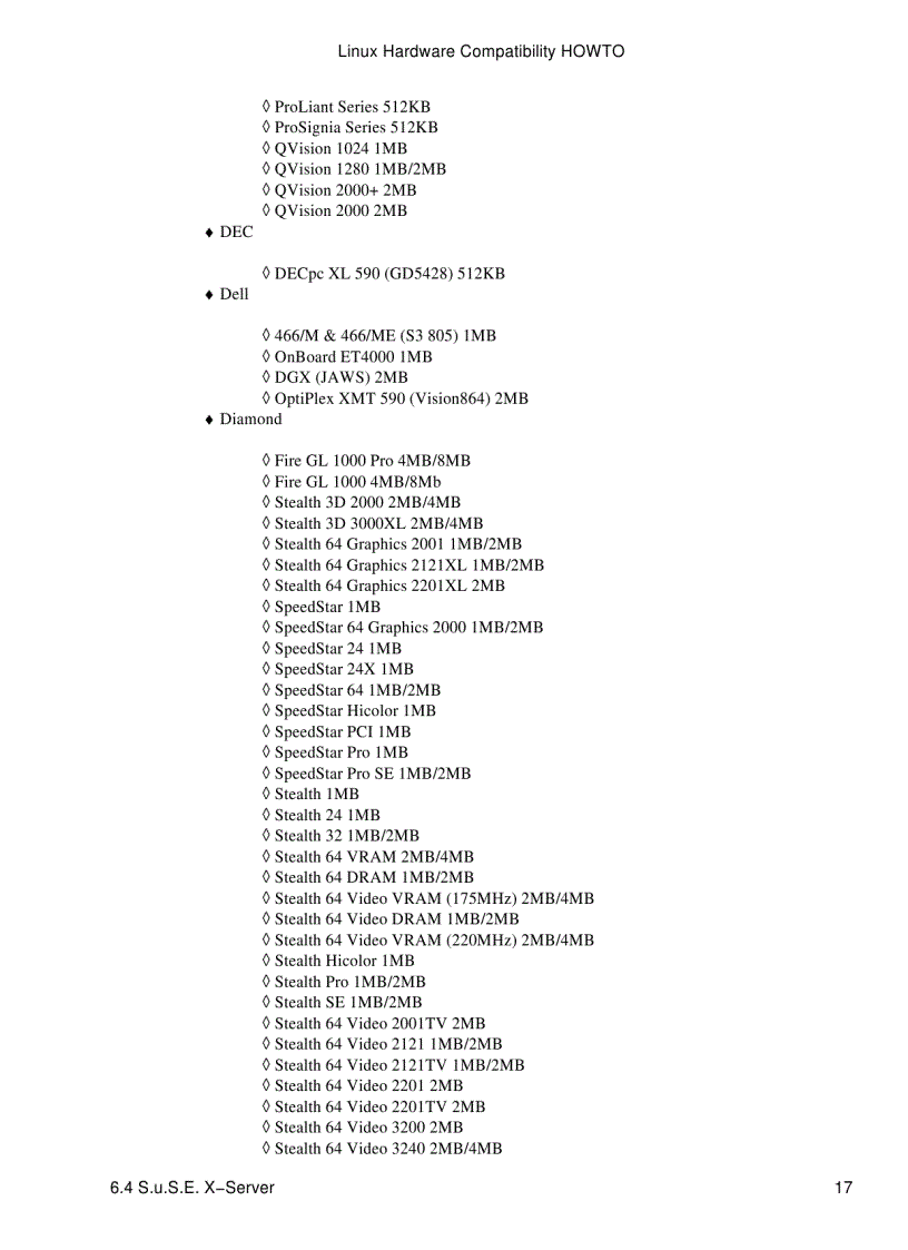image for page Linux Hardware Compatibility HOWTO